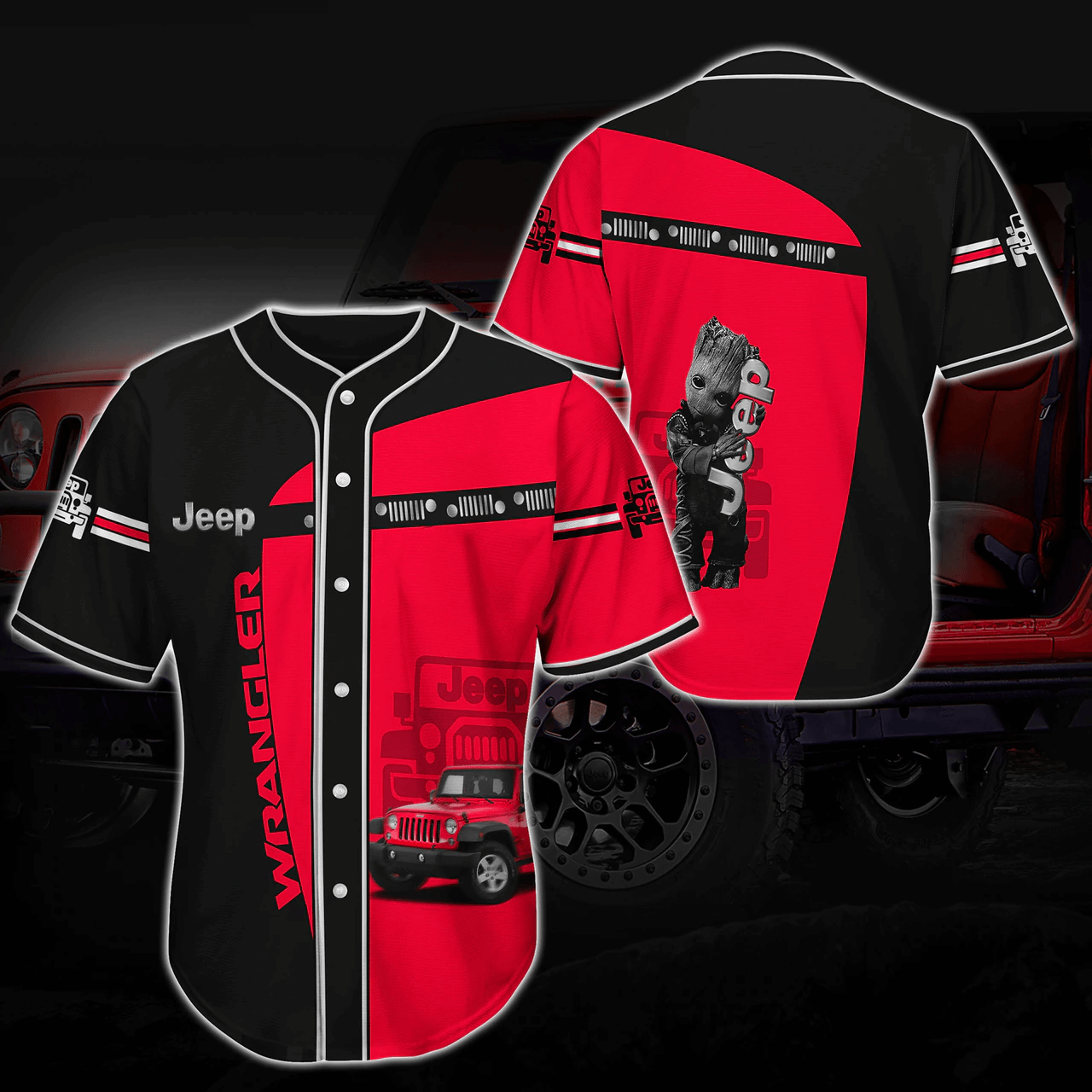 BASEBALL JEEP SHIRT OQ34 Myjeepus